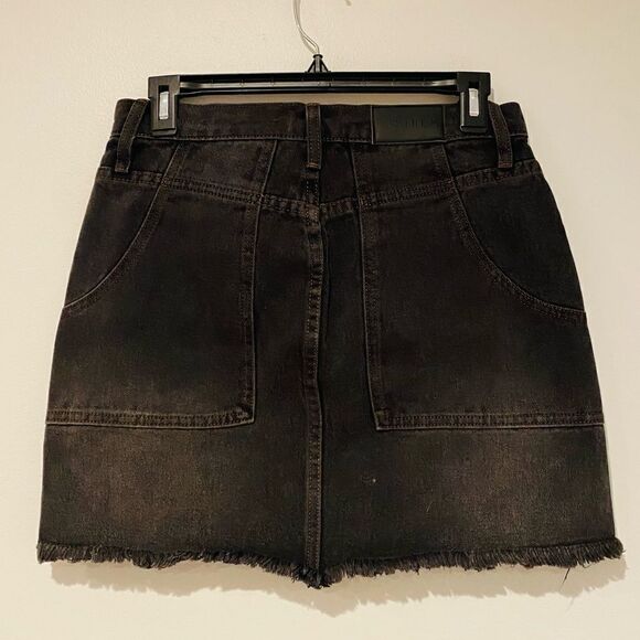 PISTOLA Rumi High Rise Cut Off Distressed Mini Skirt Size 27 - Picture 4 of 8